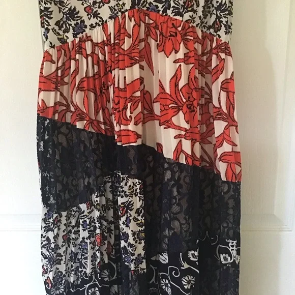Anthropologie Maeve Isa multiple prints bohemian dress Sz 2 - Picture 4 of 8